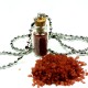 Mini Bottle Necklace (Reb Alaea Salt) 18 inch