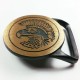 VTG 1980 Tech Ether Guild Hawk Eagle Brass Belt Buckle - Warhawk