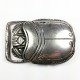 Vtg Studio Tribal Scarab Beetle Hippie Belt Buckle