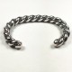 VTG Native Navajo Twisted Braided Rope Sterling Silver Bracelet Cuff