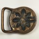 Vtg 70's Banshee Brass Tech Ether Guild J Mcleod Hippie Belt Buckle - North Star