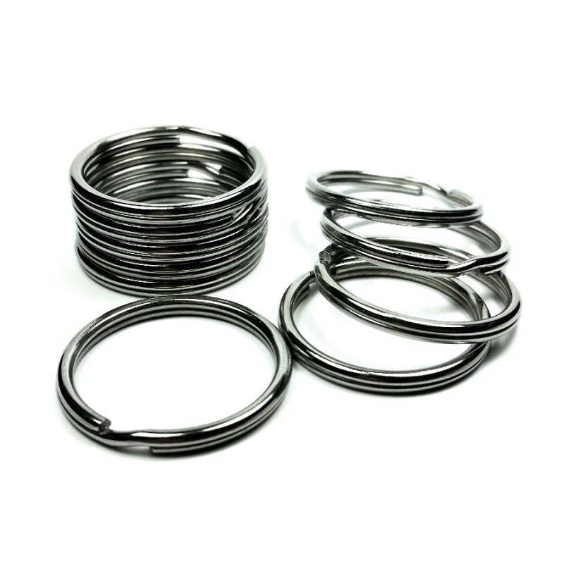 Moxx 25mm Stainless Steel Split Rings 1 Inch (50 Pcs)