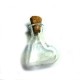 Heart shape glass bottle